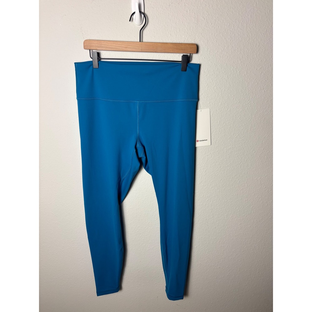 Lululemon Wunder Train HR Tight 28 Hawaiian Blue Everlux Leggings LW5EOLS 14
